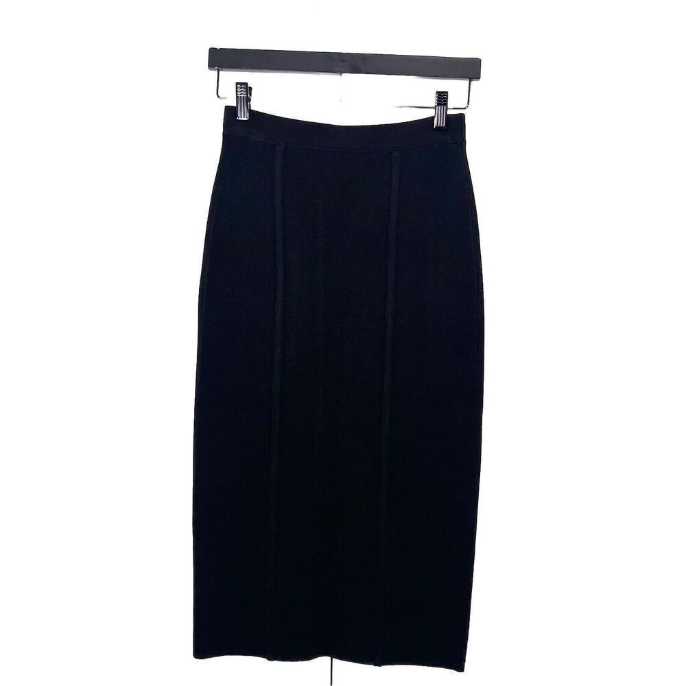 Diane Von Furstenberg Black Pencil Skirt